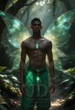 Brought to life through AI,Capturing the Pristine and Elusive Male Fairy.
