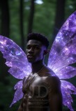 Brought to life through AI,Capturing the Pristine and Elusive Male Fairy.
