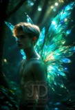 Brought to life through AI,Capturing the Pristine and Elusive Male Fairy.