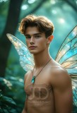 Brought to life through AI,Capturing the Pristine and Elusive Male Fairy.