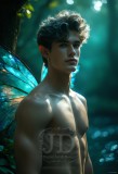Brought to life through AI,Capturing the Pristine and Elusive Male Fairy.