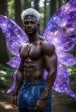Brought to life through AI,Capturing the Pristine and Elusive Male Fairy.