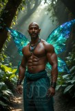 Brought to life through AI,Capturing the Pristine and Elusive Male Fairy.