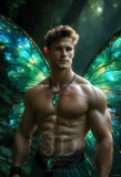 Brought to life through AI,Capturing the Pristine and Elusive Male Fairy.