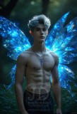 Brought to life through AI,Capturing the Pristine and Elusive Male Fairy.