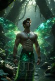 Brought to life through AI,Capturing the Pristine and Elusive Male Fairy.