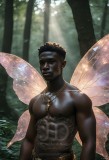 Brought to life through AI,Capturing the Pristine and Elusive Male Fairy.