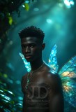 Brought to life through AI,Capturing the Pristine and Elusive Male Fairy.