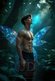 Brought to life through AI,Capturing the Pristine and Elusive Male Fairy.