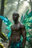 Brought to life through AI,Capturing the Pristine and Elusive Male Fairy.