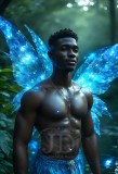 Brought to life through AI,Capturing the Pristine and Elusive Male Fairy.