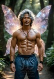 Brought to life through AI,Capturing the Pristine and Elusive Male Fairy.