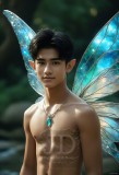 Brought to life through AI,Capturing the Pristine and Elusive Male Fairy.