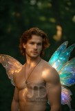 Brought to life through AI,Capturing the Pristine and Elusive Male Fairy.