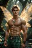 Brought to life through AI,Capturing the Pristine and Elusive Male Fairy.