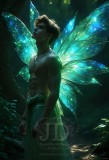 Brought to life through AI,Capturing the Pristine and Elusive Male Fairy.