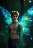 Brought to life through AI,Capturing the Pristine and Elusive Male Fairy.