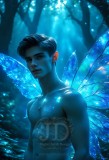Brought to life through AI,Capturing the Pristine and Elusive Male Fairy.