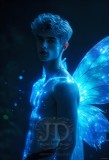 Brought to life through AI,Capturing the Pristine and Elusive Male Fairy.