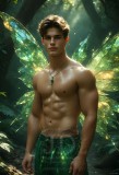 Brought to life through AI,Capturing the Pristine and Elusive Male Fairy.