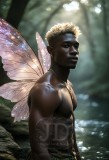 Brought to life through AI,Capturing the Pristine and Elusive Male Fairy.