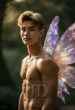 Brought to life through AI,Capturing the Pristine and Elusive Male Fairy.