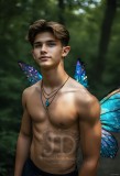 Brought to life through AI,Capturing the Pristine and Elusive Male Fairy.