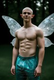 Brought to life through AI,Capturing the Pristine and Elusive Male Fairy.