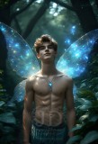 Brought to life through AI,Capturing the Pristine and Elusive Male Fairy.