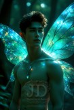 Brought to life through AI,Capturing the Pristine and Elusive Male Fairy.