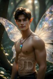 Brought to life through AI,Capturing the Pristine and Elusive Male Fairy.