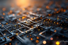 JeffDupler.com: Cyber tech copper - HD Desktop Wallpaper FREE 4k.
