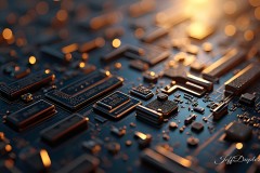 JeffDupler.com: Cyber tech copper - HD Desktop Wallpaper FREE 4k.