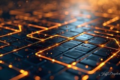 JeffDupler.com: Cyber tech copper - HD Desktop Wallpaper FREE 4k.