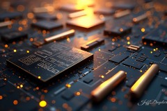 JeffDupler.com: Cyber tech copper - HD Desktop Wallpaper FREE 4k.