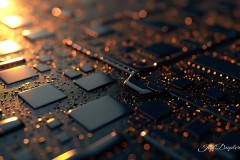 JeffDupler.com: Cyber tech copper - HD Desktop Wallpaper FREE 4k.
