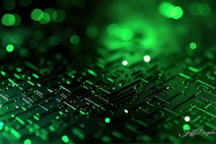 JeffDupler,Cyber-Green,tech,art,aiart,desktop,digitalart,wallpaper,dazzling,hyper-detailed,vibrant,artwork,green,beautiful,windows,Linux,HD,UHD-resolution,4k