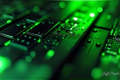 JeffDupler,Cyber-Green,tech,art,aiart,desktop,digitalart,wallpaper,dazzling,hyper-detailed,vibrant,artwork,green,beautiful,windows,Linux,HD,UHD-resolution,4k