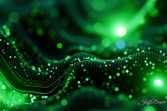 JeffDupler,Cyber-Green,tech,art,aiart,desktop,digitalart,wallpaper,dazzling,hyper-detailed,vibrant,artwork,green,beautiful,windows,Linux,HD,UHD-resolution,4k