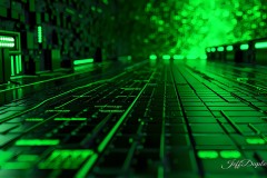 JeffDupler,Cyber-Green,tech,art,aiart,desktop,digitalart,wallpaper,dazzling,hyper-detailed,vibrant,artwork,green,beautiful,windows,Linux,HD,UHD-resolution,4k