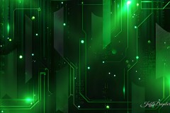 JeffDupler,Cyber-Green,tech,art,aiart,desktop,digitalart,wallpaper,dazzling,hyper-detailed,vibrant,artwork,green,beautiful,windows,Linux,HD,UHD-resolution,4k