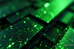 JeffDupler,Cyber-Green,tech,art,aiart,desktop,digitalart,wallpaper,dazzling,hyper-detailed,vibrant,artwork,green,beautiful,windows,Linux,HD,UHD-resolution,4k