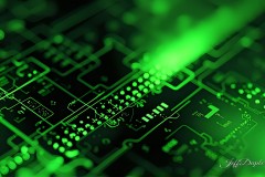 JeffDupler,Cyber-Green,tech,art,aiart,desktop,digitalart,wallpaper,dazzling,hyper-detailed,vibrant,artwork,green,beautiful,windows,Linux,HD,UHD-resolution,4k