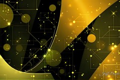 JeffDupler.com: Cyber tech yellow gold - HD Desktop Wallpaper FREE 4k.