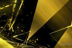 JeffDupler.com: Cyber tech yellow gold - HD Desktop Wallpaper FREE 4k.