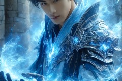 Elemental Mages,handsome men,fantasy,and magic,brought to life through the magic of AI