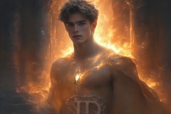 Elemental Mages,handsome men,fantasy,and magic,brought to life through the magic of AI