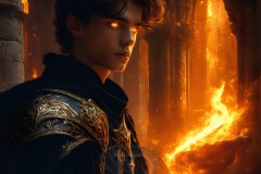 Elemental Mages,handsome men,fantasy,and magic,brought to life through the magic of AI
