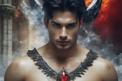 Elemental Mages,handsome men,fantasy,and magic,brought to life through the magic of AI