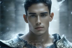 Elemental Mages,handsome men,fantasy,and magic,brought to life through the magic of AI
